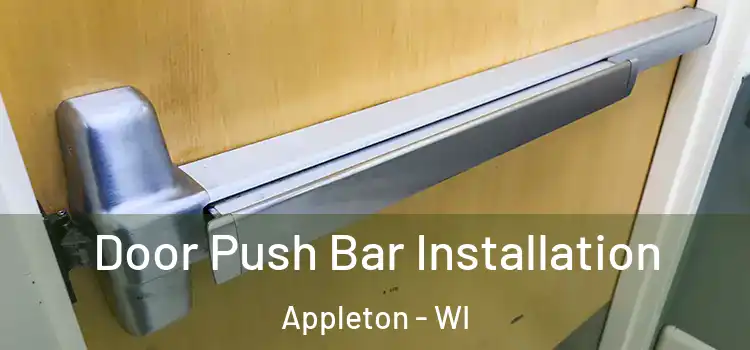 Door Push Bar Installation Appleton - WI