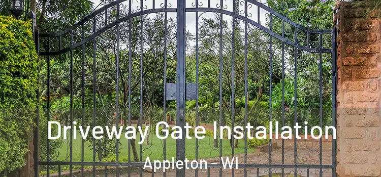 Driveway Gate Installation Appleton - WI